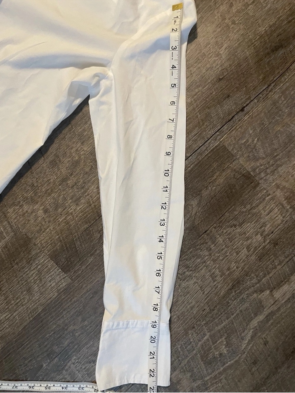White Tailored Button-Down Shirt - Classic Women’s Shirt - Picture 5 of 7